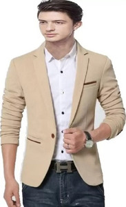 HUMJOLI MENS WEAR Solid Single Breasted Casual, Formal, Party, Festive & Wedding Men Blazer