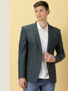 Thomas Scott Solid Single Breasted Casual Men Blazer