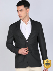 PETER ENGLAND Self Design Tuxedo Style Formal Men Blazer