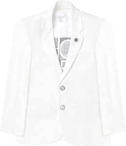 CAVIO Solid Single Breasted Party Boys Blazer