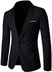 Darbar In Solid Single Breasted Casual, Formal, Party, Festive & Wedding Men Blazer