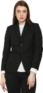 DYWER Solid Single Breasted Casual, Formal Women Blazer