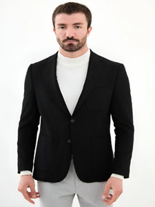 CADMON Solid Single Breasted Casual Men Blazer