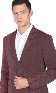 ARROW Self Design Single Breasted Formal Men Blazer
