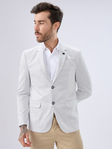 KILLER Striped Single Breasted Casual Men Blazer