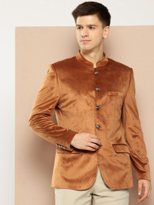 INVICTUS Solid Double Breasted Party Men Blazer