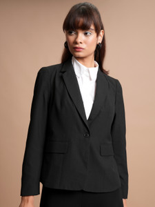 Tokyo Talkies Solid Single Breasted Casual Women Blazer