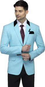 FAVOROSKI Solid Single Breasted Party Men Blazer
