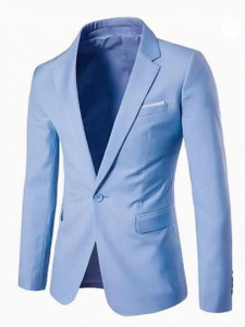HUMJOLI MENS WEAR Solid Single Breasted Casual, Formal, Party, Festive & Wedding Men Blazer