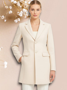 Pepzoo Solid Double Breasted Casual Women Blazer