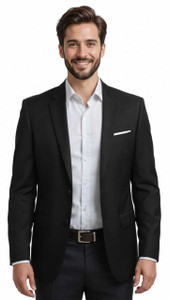 Cadmon Fashion Solid Single Breasted Casual Men Blazer