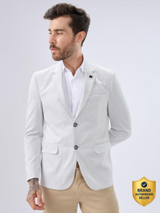 KILLER Striped Single Breasted Casual Men Blazer