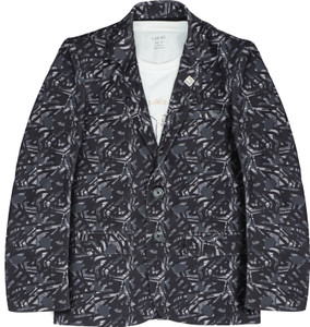 CAVIO Printed Single Breasted Wedding, Party Boys Blazer