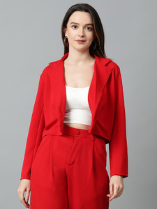 KOTTY Full Sleeve Solid Women Jacket