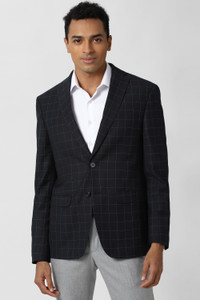 PETER ENGLAND Checkered Single Breasted Formal Men Blazer