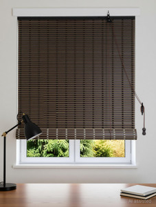 RK DECOR Roller Blind Cord Drawn On Window