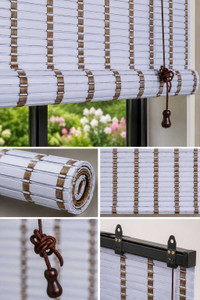Pitambar Roller Blind Cord Drawn - Image 1