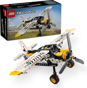 LEGO Technic Bush Plane Aircraft Toy Vehicle Gift Set for Kids
