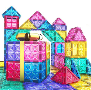 YOTYM Magnetic Building Blocks Toys Preschool Learning Sensory Montessori Toys
