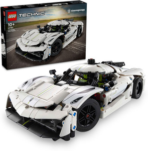 LEGO Technic Koenigsegg Jesko Absolut White Hypercar 42184 (801 Pieces)