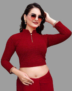 WOMEN MODE Band collar Women Blouse