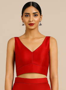 FIGUREUP V-Neck Women Blouse