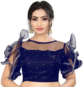mk फैशो महिलाओं के लिए गोल गला ब्लाउज