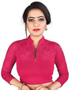 sanket synthetics Band collar Women Blouse