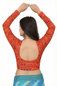 LAMBODAR TEXTILES Round Neck Women Blouse