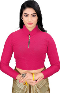sanket synthetics Band collar Women Blouse