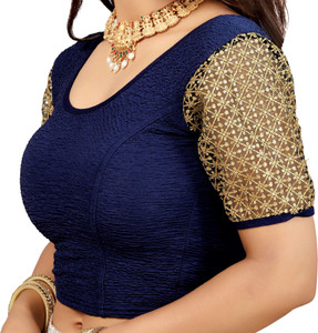 ZINGTROVE Round Neck Women Blouse