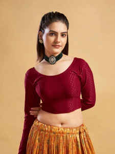 SCUBE DESIGNS Round Neck Women Blouse