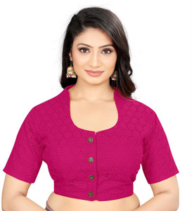 M R Apparels U-Neck Women Blouse