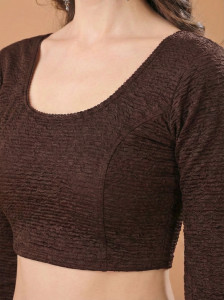 PRIYANKA TEXTILES Round Neck Women Blouse