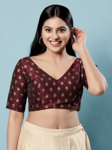 Vamas-The Designer Blouses V-Neck Women Blouse