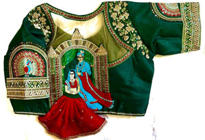 AMBARYHA CREATION Round Neck Women Blouse