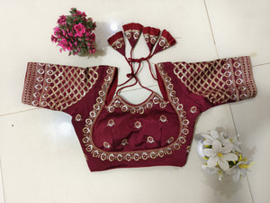 नैंसी डिज़ाइनर महिलाओं के लिए फैशन नेक ब्लाउज