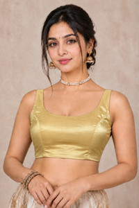 AMAYA TEXTILE HOUSE U-Neck Women Blouse