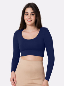 V Star Round Neck Women Blouse