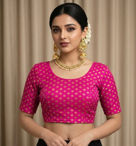 LAMBODAR TEXTILES Round Neck Women Blouse
