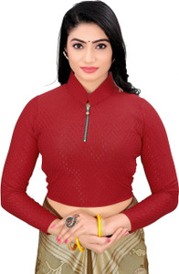 Tanishka Fashion Band collar Women Blouse