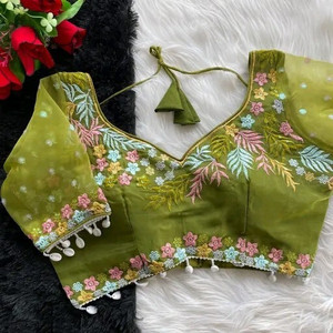 AARTI ART Sweetheart Neck Women Blouse