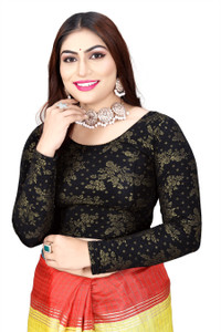 Dhyaan Textile Round Neck Women Blouse