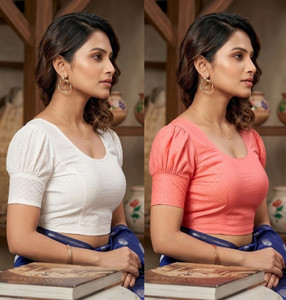 THE BLOUSES U-Neck Women Blouse