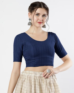PRIYANKA TEXTILES Round Neck Women Blouse
