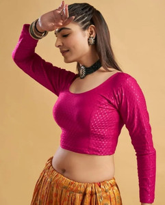 LAMBODAR TEXTILES Round Neck Women Blouse