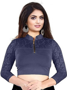 sanket synthetics Band collar Women Blouse