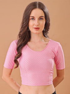 PRIYANKA TEXTILES U-Neck Women Blouse