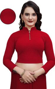 sanket synthetics Band collar Women Blouse