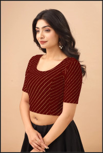 Leelavati Round Neck Women Blouse